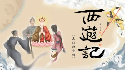 西游记导读分享通用PPT模板