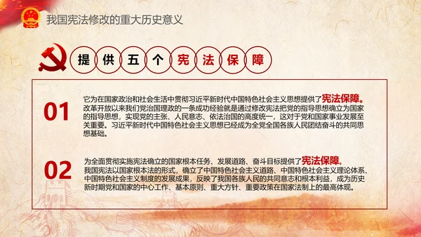 国家宪法日学习新宪法修正案宣誓誓词PPT