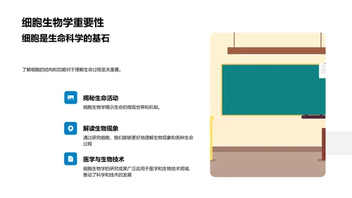 细胞结构功能教学PPT模板