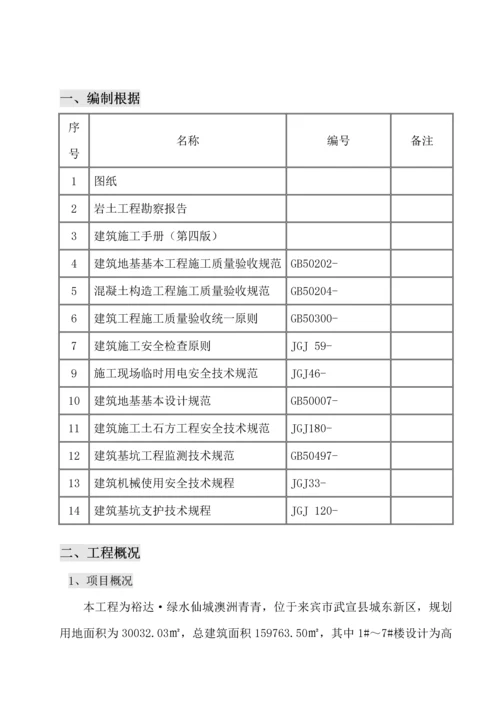 基坑开挖放坡专题方案.docx