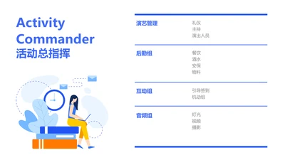 简约风业务树组织结构图4项PPT内容页