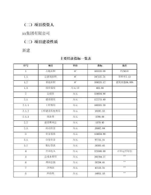 xx区环保胶项目申报材料