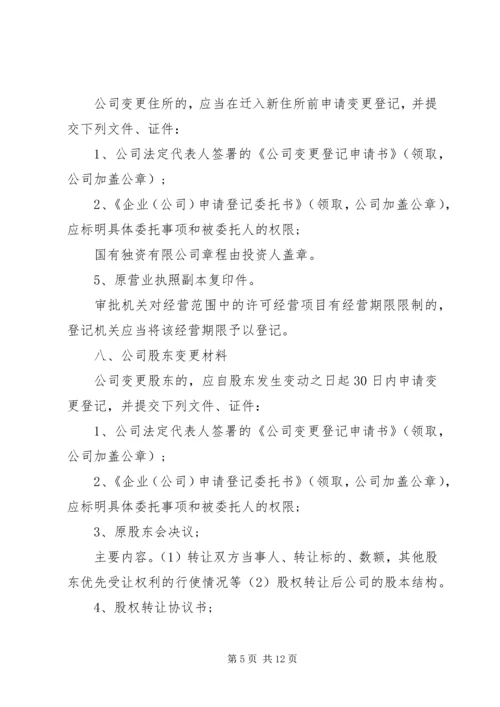 公司变更登记申请书 (4).docx