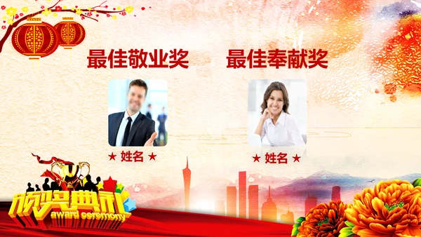 2017鸡年员工激励动员大会年会PPT