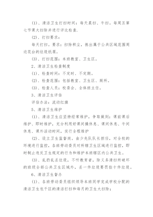 小学环境卫生管理制度.docx