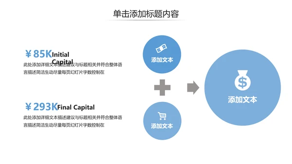 欧美简约风蓝色企业宣传公司简介PPT模板