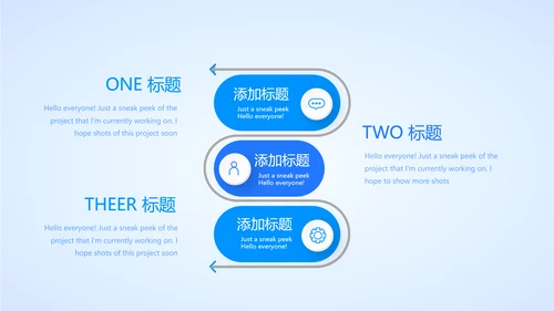 蓝色时尚生物化学实验动态PPT