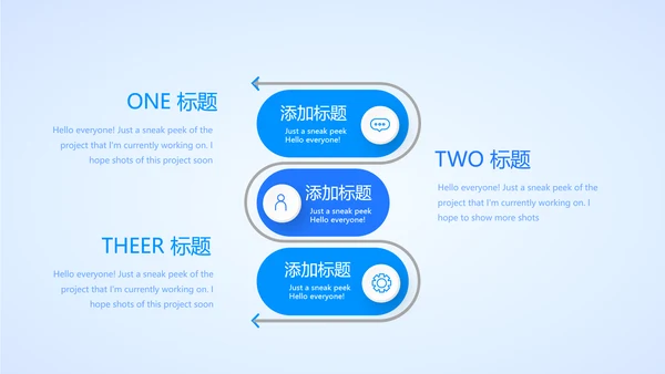 蓝色时尚生物化学实验动态PPT