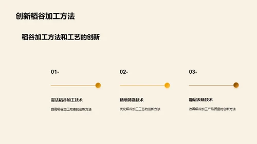 稻谷科技化未来展望