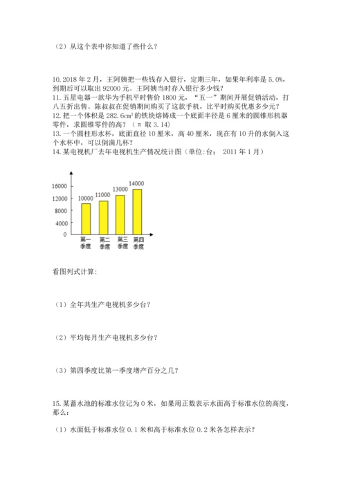 六年级小升初数学应用题50道带答案ab卷.docx