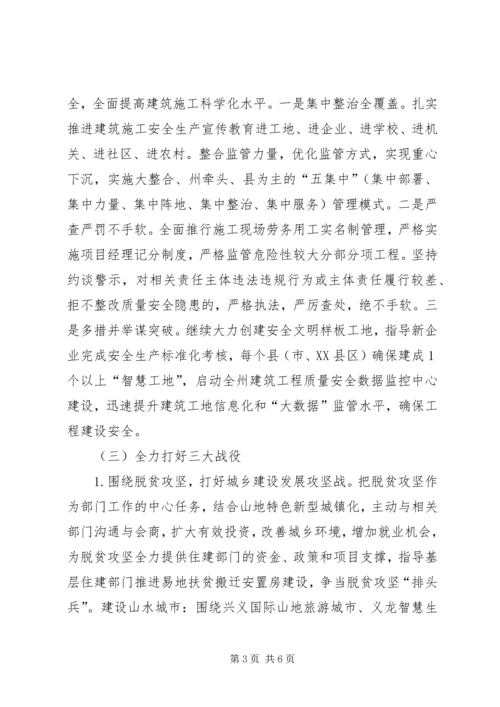 住建局重点工作完成情况和开展情况 (2).docx