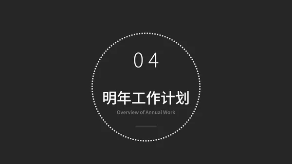 黑色商务风极简工作总结汇报PPT模板
