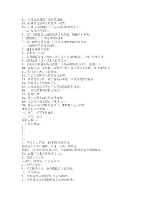 2022超市店长岗位职责.docx