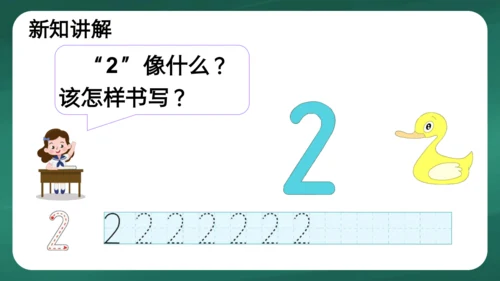 人教版一年级上册3.1  1~5的认识课件(共28张PPT)