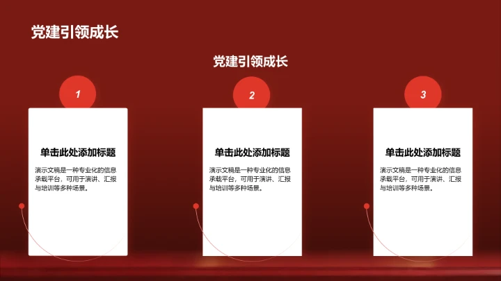 干部成长分享PPT模板