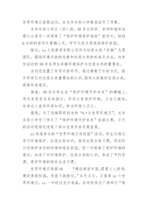 世界环境日简报.docx