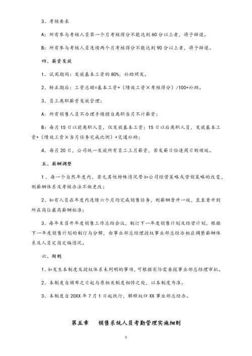 03-【标准制度】销售系统人事行政管理制度.docx