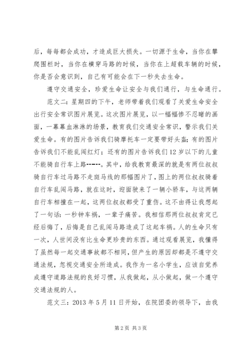 关爱生命安全出行.docx