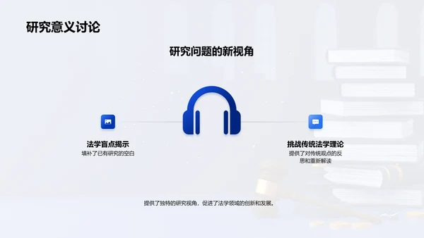 法学研究成果报告PPT模板