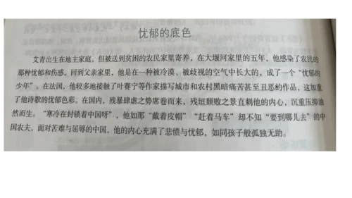 九年级上册 第一单元 名著导读《艾青诗选》课件(共20张PPT)
