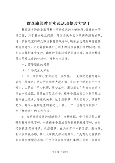 群众路线教育实践活动整改方案1.docx