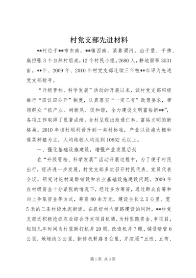 村党支部先进材料 (2).docx