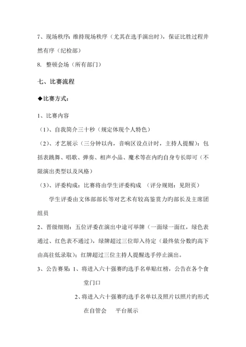 校园达人秀策划书.docx