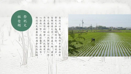 二十四节气谷雨通用PPT模板