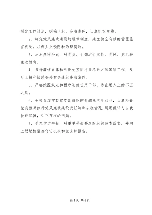 社区党风廉政一岗双责责任制 (2).docx