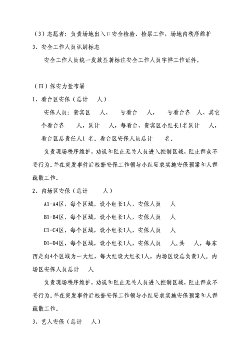 大型活动安保专项方案模板.docx
