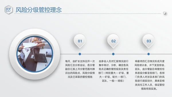 蓝色简约安全风险分级管控PPT模板宣传PPT动态PPT