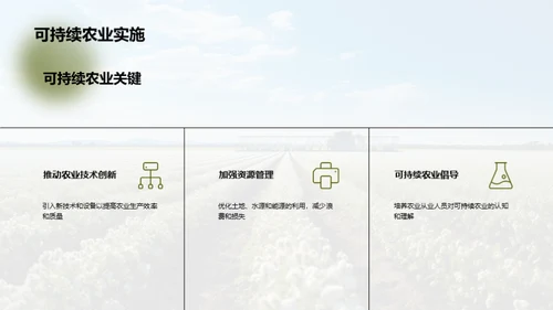 可持续农业的重要性与实践