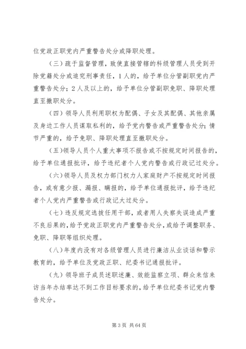 集团公司党风廉政建设责任制实施办法实施细则.docx