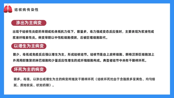 预防肺结核宣传讲座通用PPT课件模板