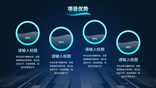 高级未来科技风互联网创新创业计划大赛PPT模板