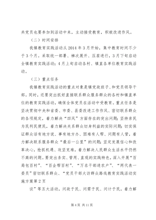 群众路线教育实践活动实施方案 (14).docx