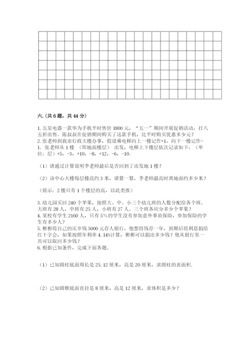 山西省【小升初】2023年小升初数学试卷附答案【名师推荐】.docx