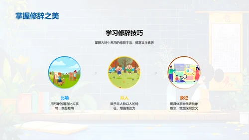 解析古诗韵律PPT模板