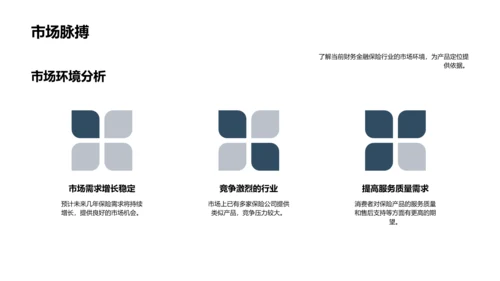 保险产品述职报告PPT模板