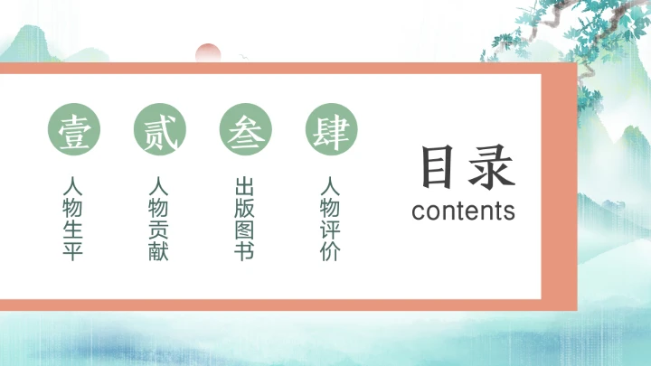 近代史名人之林徽因介绍通用模板