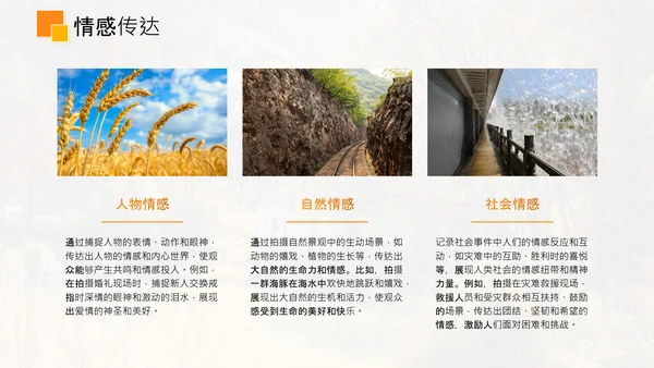 黄色简约风个人作品集PPT模板
