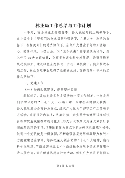 林业局工作总结与工作计划 (3).docx