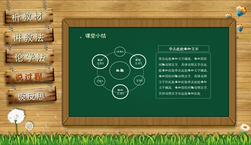 黑板风教师课件PPT模板