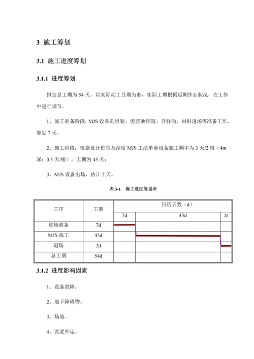 MJS综合工法专项综合施工专题方案.docx