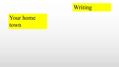 Module 2 My home town and my country(写作课)18张PPT