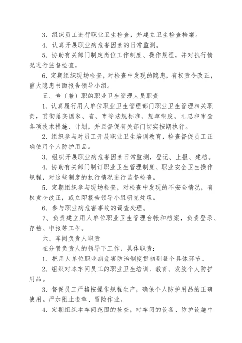 用人单位职业卫生管理制度及操作规程编制要点和范例.docx
