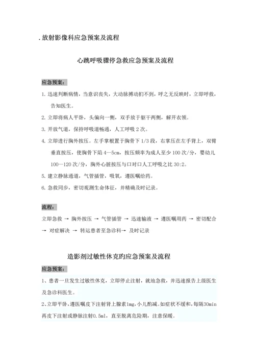 放射科应急全新预案.docx