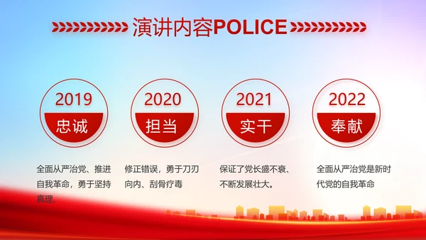 红色大气人民检查院年终工作总结动态PPT模板