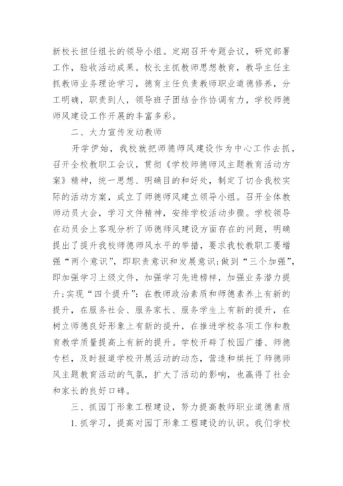 师德师风个人总结.docx