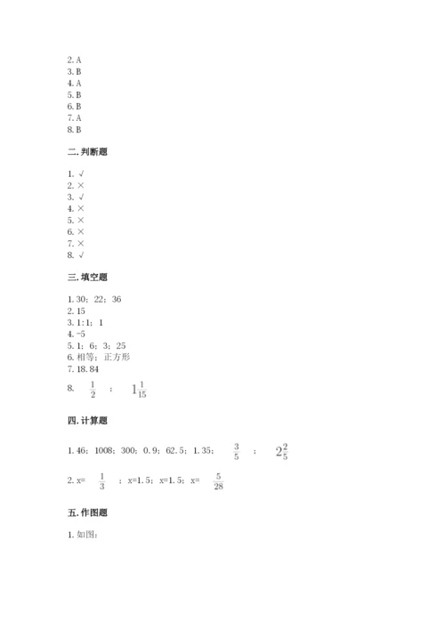 小升初数学期末测试卷附答案（夺分金卷）.docx